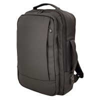 Αδιάβροχο Σακίδιο Πλάτης 29x43x16cm +5cm Επέκταση 25lt Laptop 15,6″ & Tablet 10″ USB Μαύρο — PlayBags 1905-01