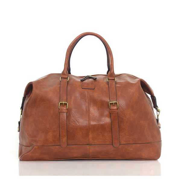 Σάκος Ταξιδίου σε Συνθετικό Δέρμα Playbags F5050. Καφέ