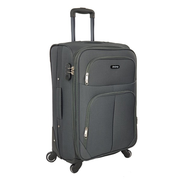 Μεσαία Βαλίτσα με 4 Ρόδες 65cm. iFly FW877. Γκρι