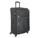 Μεγάλη Βαλίτσα με 4 Ρόδες PLAYBAGS FW877-28. 78x45x27 (επέκταση 5 εκ.). Μαύρο