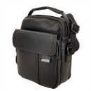 Ανδρικό Τσαντάκι Κρεμαστό Συνθετικό Δέρμα Playbags HJ1808-01. Μαύρο