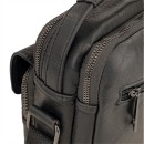 Ανδρικό Τσαντάκι Κρεμαστό Συνθετικό Δέρμα Playbags HJ1808-01. Μαύρο