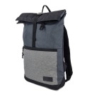 Σακίδιο Πλάτης Laptop 15.6″ Rolltop RCM 22010. Μαύρο 14lt