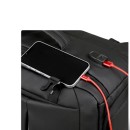 Επαγγελματικό Σακίδιο Πλάτης 46x32x22 +5cm Επέκταση PLAYBAGS PS2407. Μαύρο Max 40lt