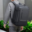 Επαγγελματικό Σακίδιο Πλάτης 46x32x22 +5cm Επέκταση PLAYBAGS PS2407. Μαύρο Max 40lt