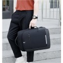 Επαγγελματικό Σακίδιο Πλάτης 44x32x15cm +5cm Επέκταση 28lt Αδιάβροχο USB Laptop 15,6″ Υποδοχή Τρόλεϊ Μαύρο — PlayBags PS5303