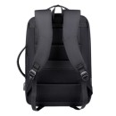 Επαγγελματικό Σακίδιο Πλάτης 44x32x15cm +5cm Επέκταση 28lt Αδιάβροχο USB Laptop 15,6″ Υποδοχή Τρόλεϊ Μαύρο — PlayBags PS5303