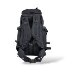 Tactical Σακίδιο Πλάτης Outdoor 32x24x50cm 40lt Αδιάβροχο Ιμάντες Μέσης & Στήθους Καπάκι Κορδώνι Μαύρο — PlayBags TK-A51