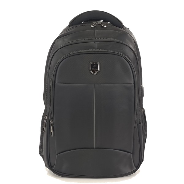 Σακίδιο Πλάτης USB, Laptop 15.6″ ORMI 33105-01. Μαύρο 30lt