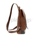Σακίδιο Πλάτης Unisex Συνθ. Δέρμα Playbags PS9001. Καφέ 18lt