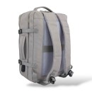 Σακίδιο Πλάτης Ταξιδίου 30x17x42 FlyNow SF3068. Γκρι 23 lt