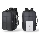 Σακίδιο Πλάτης Ταξιδίου 46x31x22cm +5cm Επέκταση 38lt Αδιάβροχο USB Laptop 15,6″ Θήκη Παπουτσιών Μαύρο — PlayBags PS3727