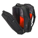 Σακίδιο Πλάτης Ταξιδίου 48x36x24 +5cm Επέκταση RCM 4462-011. Μαύρο Max 45lt