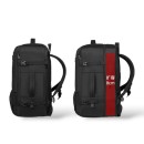 Σακίδιο Πλάτης Ταξιδίου με Επέκταση 50x34x22 +5cm Playbags Collection PS2405. Μαύρο Max 50lt