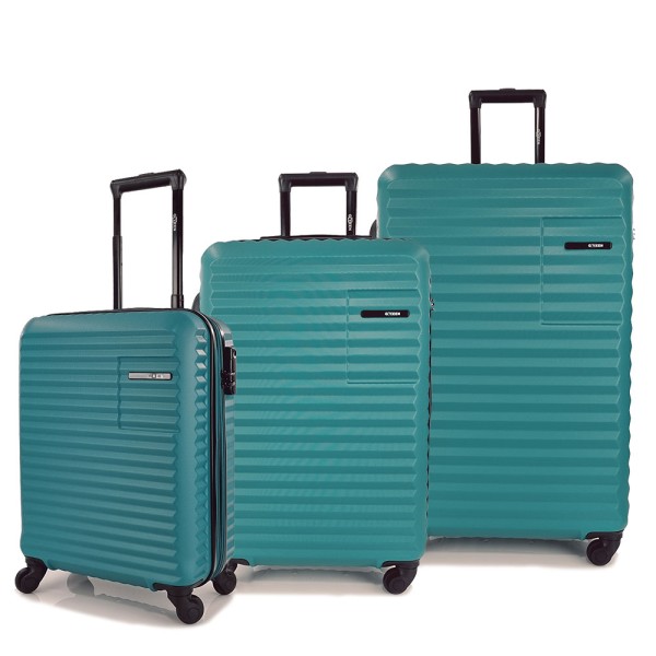 Σκληρές Βαλίτσες Σετ 3 Τεμαχίων Green RB8071-SET3. Πετρόλ