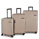 Σκληρές Βαλίτσες Σετ 3 Τεμαχίων Green RB8071-SET3. Χρυσό