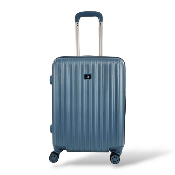 Σκληρή Βαλίτσα Καμπίνας 55x40x20 +5cm Επέκταση PLAYBAGS PS063C. Max 50lt. γαλαζιο