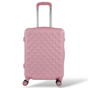 Σκληρή Βαλίτσα Καμπίνας 55x40x20 PLAYBAGS PS067C. Max 40lt.ΡΟΖ