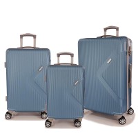 Σκληρές Βαλίτσες Σετ 3 Τεμαχίων Playbags Collection PS828. Γαλάζιο