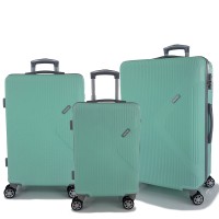 Σκληρές Βαλίτσες Σετ 3 Τεμαχίων Playbags Collection PS828. Μέντα