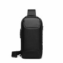Τσαντάκι Ώμου Χιαστί 18x10x34 Crossbody Bange 22085. Μαύρο