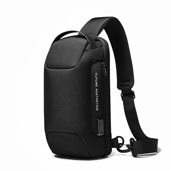 Τσαντάκι Ώμου Χιαστί 18x10x34 Crossbody Bange 22085. Μαύρο