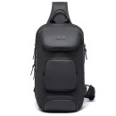 Τσαντάκι Ώμου Χιαστί 21x12x35 Crossbody Bange 7086. Μαύρο