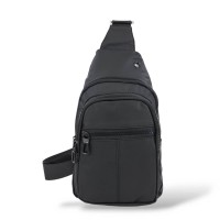 Ανδρικό Τσαντάκι Bodybag Αδιάβροχο 16x8x28 ORMI 55663. Μαύρο