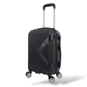 Μικρή Σκληρή Βαλίτσα Καμπίνας EasyJet 45x33x19 με Αποσπώμενες Ροδες Playbags PS029-17. Μαύρο. 