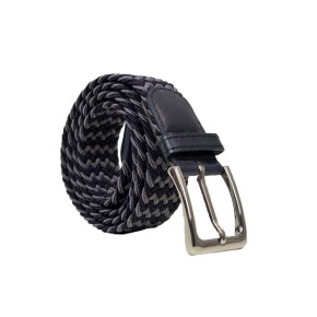 Ανδρική σιέλ μπλε πλεκτή ζώνη