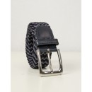 Ανδρική σιέλ μπλε πλεκτή ζώνη