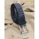 Ανδρική σιέλ μπλε πλεκτή ζώνη